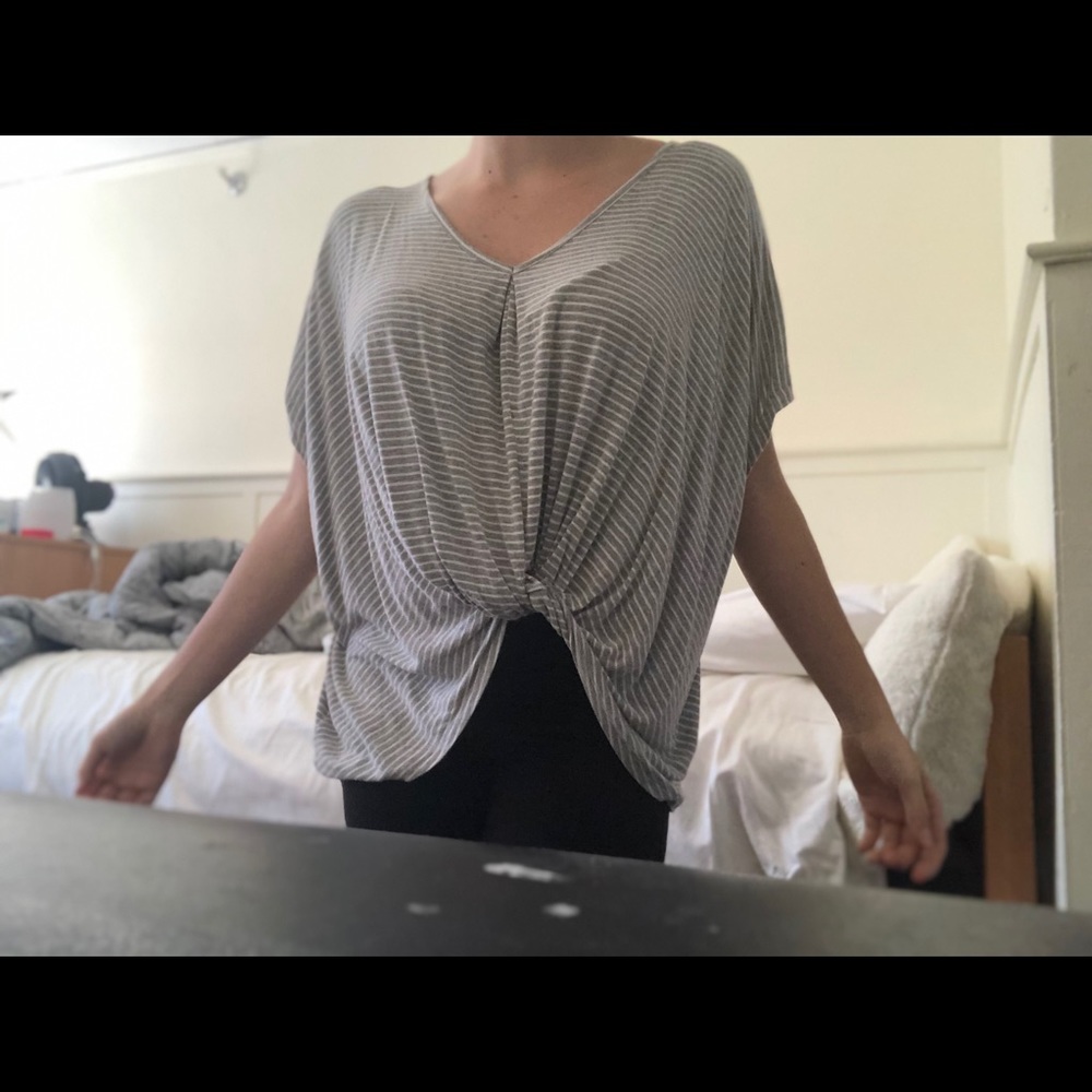 Gray blouse
